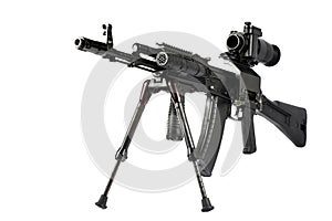 Machine gun Kalashnikov photo