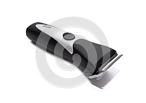 The machine for a hairstyle. Barbershop. Hair clippers isolated on white background