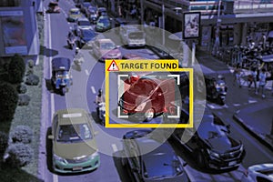 Machine Learning and AI to Identify Objects technology, Artificial intelligence. Image processing, Speed Limit