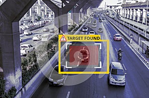 Machine Learning and AI to Identify Objects technology, Artificial intelligence. Image processing, Speed Limit
