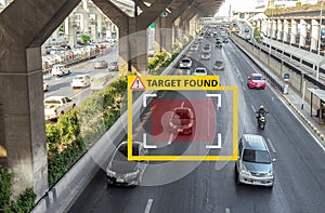 Machine Learning and AI to Identify Objects technology, Artificial intelligence. Image processing, Speed Limit