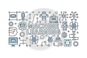Machine learning algorithm illustration