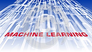 Machine learning algorithm vector idea, computer software conception