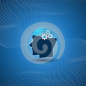 Machine Learning, Artificial Intelligence, Cloud Computing, Automated Support Assistance and Networks Design Concept