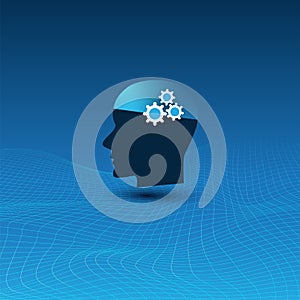 Machine Learning, Artificial Intelligence, Cloud Computing, Automated Support Assistance and Networks Design Concept