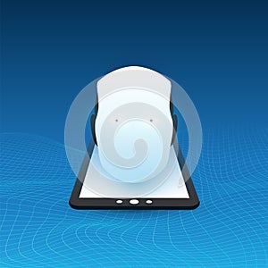 Machine Learning, Artificial Intelligence, Cloud Computing, Automated Support Assistance and Networks Design Concept