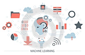 Maschine die studie. künstlich Intelligenz die studie neu Algorithmus 