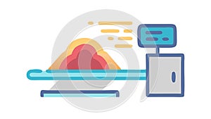Machine Learning Data, AI Processing, vector design Generative AI