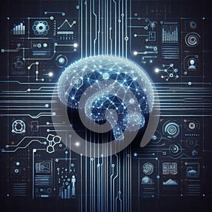 Machine learning data flow. Blockchain grids. Network data nodes