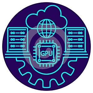 Machine Learning Infrastructure and Computing Icon
