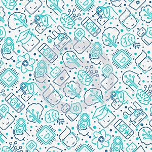 Machine learning seamless pattern