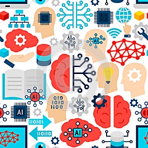 Machine Learning Seamless Pattern