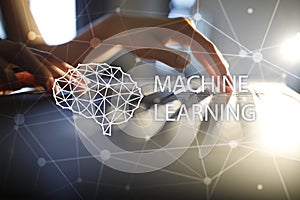 Machine learning technology and artificial intelligence in modern manufacturing.