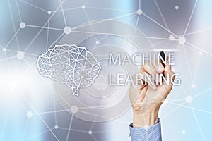 Machine learning technology and artificial intelligence in modern manufacturing.