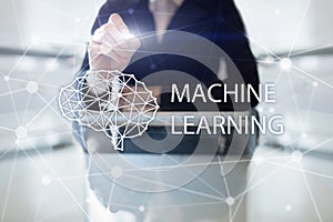 Machine learning technology and artificial intelligence in modern manufacturing.