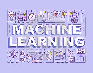 Machine learning word concepts banner