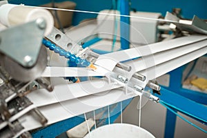 Machine making paper tube packaging