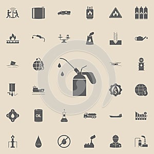 machine oil icon. Oil icons universal set for web and mobile