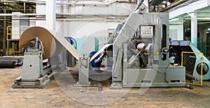 Machine at paper manufacture