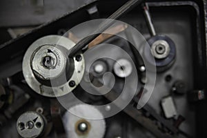 Machine part closeup