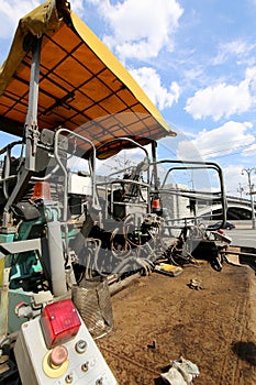 Machine for repair of roads in the modern city