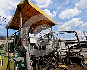 Machine for repair of roads in the modern city