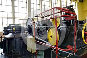 Machine room of the old power station