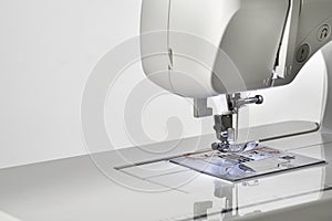 Machine sewing photo