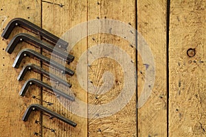 Machine shopbackground with copy space on right