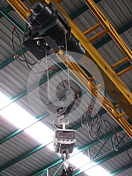 Machine in Steel warehouse