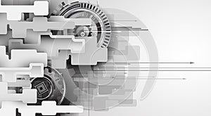 Machine technology gears. retro gearwheel mechanism bacground