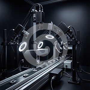 Machine vision inspection camera rig