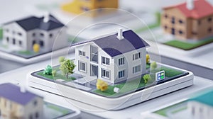 machinelearning ai analysis of real estate application interface