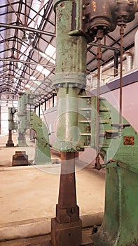 Machinery at Disused Railway Workshops Sydney