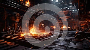 machinery factory steel mill