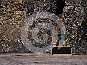 Machinery in a mine