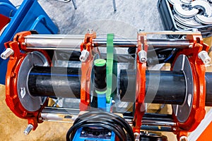 Machines for butt and electrofusion welding of plastic pipes