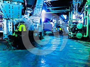 Machines in the factory