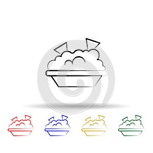 Machos multi color style icon. Simple thin line, outline  of dia de muertos icons for ui and ux, website or mobile photo