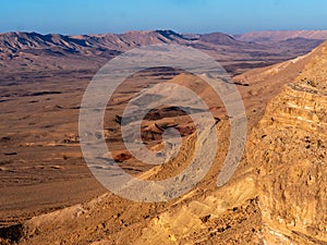 Machtesh Ramon sunrise