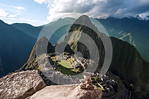 Machu Picchu, Andes, Peru photo