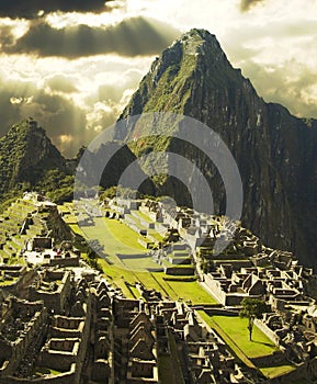 Machu-Picchu city in Peru photo