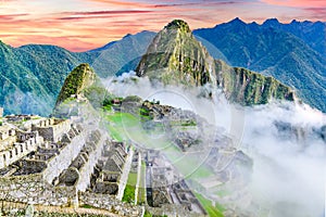 Machu Picchu, Cusco in Peru photo