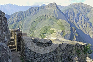 Machu Picchu from high above on Huyana Picchu