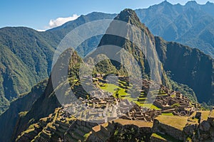 Machu Picchu and Huayna Picchu photo