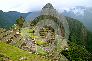 Machu Picchu Inca Citadel, the New Seven Wonder of the World in Cusco Region, Peru