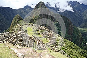 Machu Picchu Inca city, Peru.