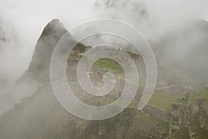 Machu Picchu  is  the lost city of the Incas located in the Cusco Region of southern Peru