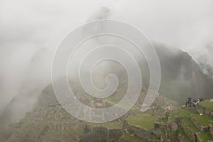 Machu Picchu  is  the lost city of the Incas located in the Cusco Region of southern Peru