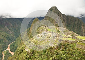 Machu Picchu is the lost city of the Incas located in the Cusco Region of southern Peru
